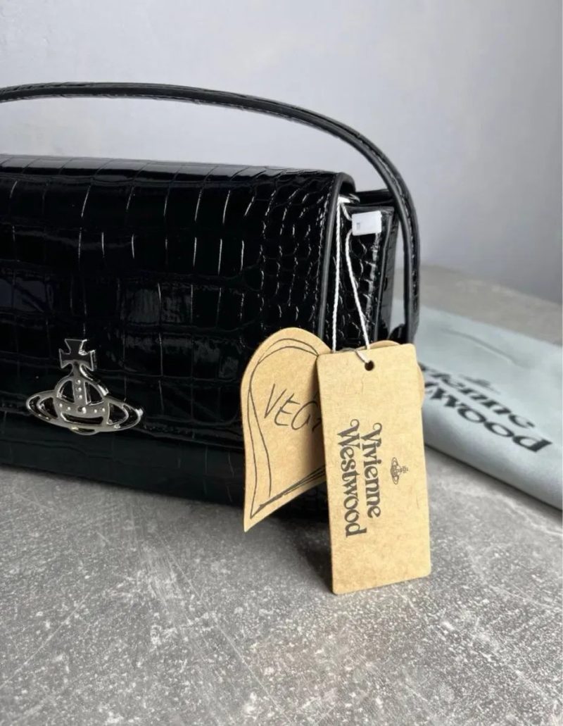 Vivienne Westwood Hazel сумка женская чорна off heron chanel жіноча — фото 2