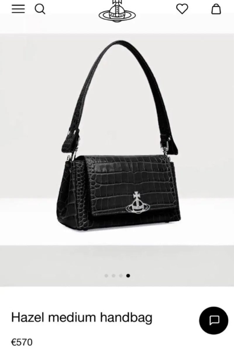 Vivienne Westwood Hazel сумка женская чорна off heron chanel жіноча — фото 6