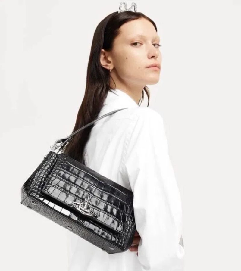 Vivienne Westwood Hazel сумка женская чорна off heron chanel жіноча — фото 7