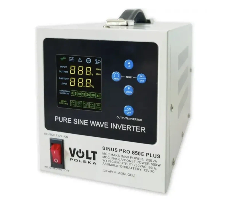 Volt Polska SINUS PRO 850 E PLUS 12V AGM, GEL, LiFePO4 — фото 4