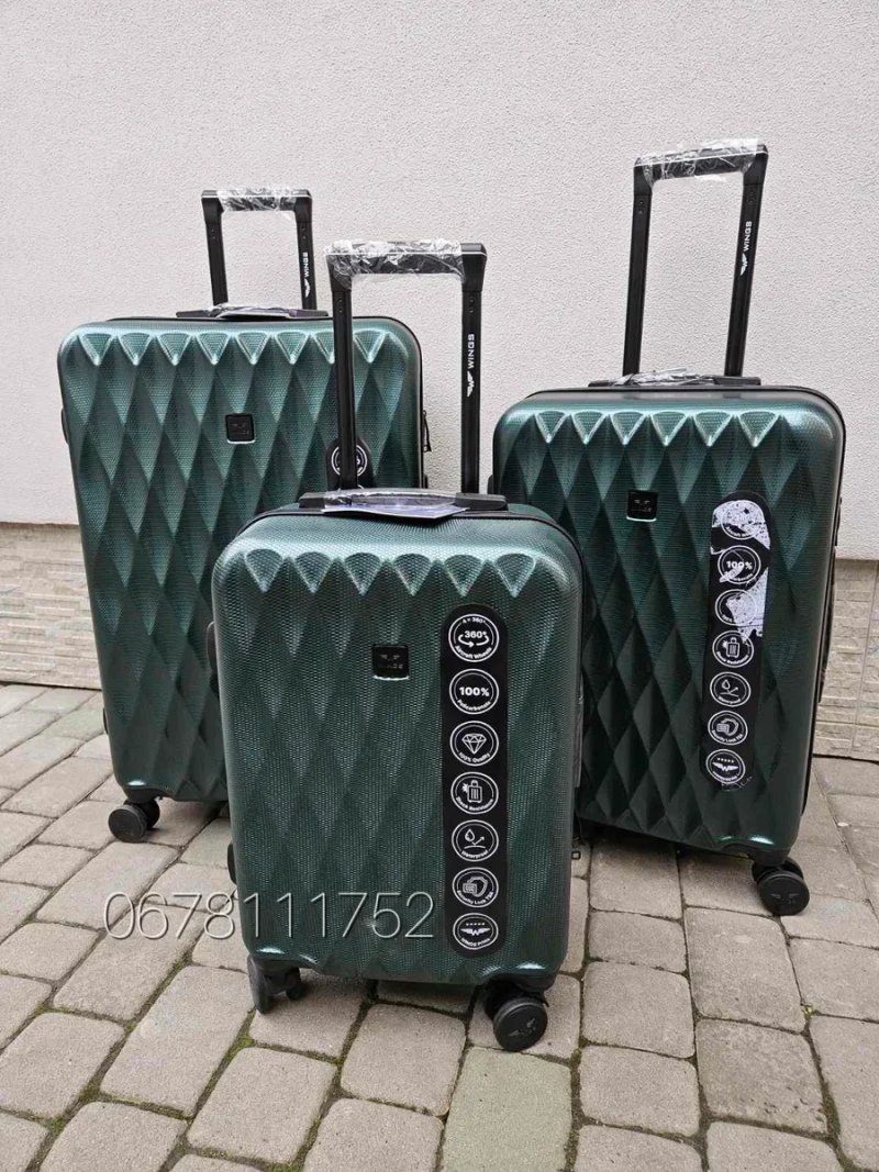 WINGS PC190 Польща валізи чемоданы сумки на колесах ручна поклажа — фото 2