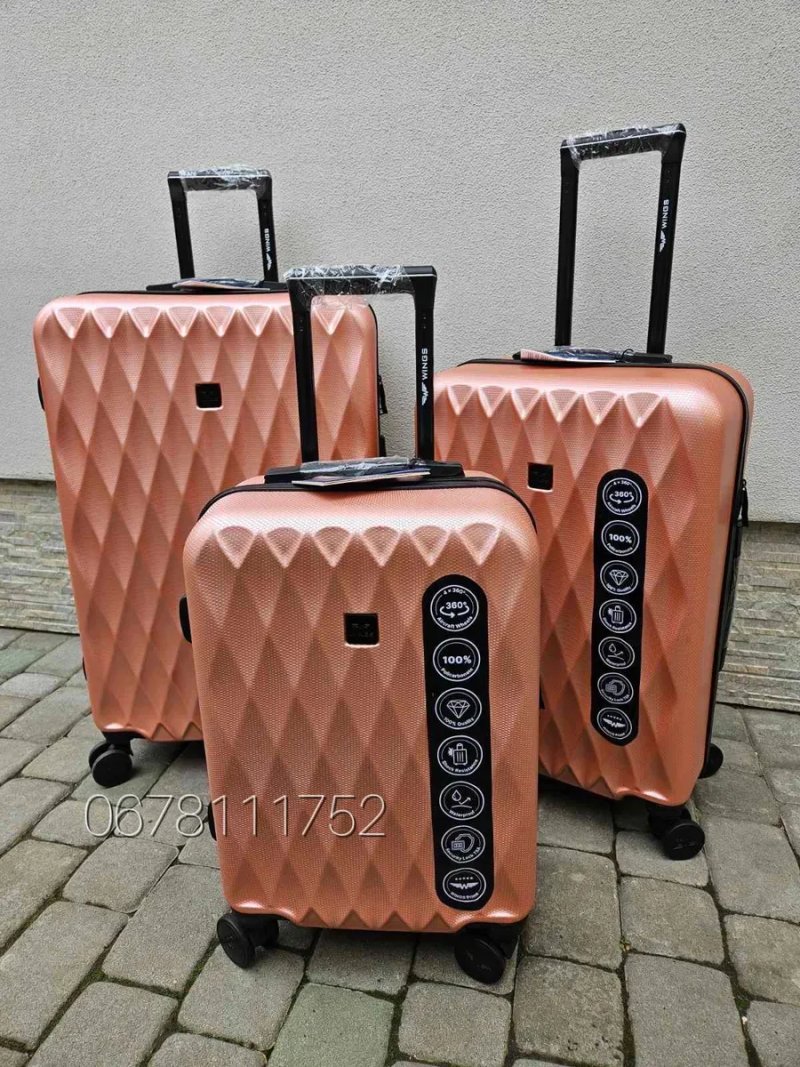 WINGS PC190 Польща валізи чемоданы сумки на колесах ручна поклажа — фото 5