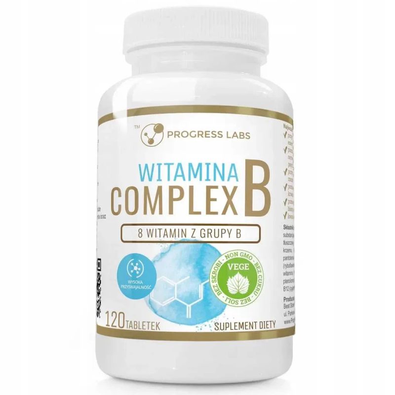 WITAMINA B Complex B1 B2 B3 B5 B6 B7 B9 B12 120шт. Вітаміни B комплекс — фото 4