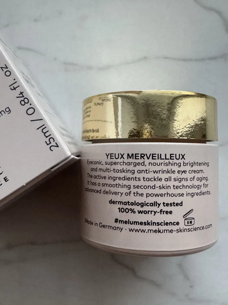 Wonder eye омолоджуючий крем для повік MELUMÉ SKINSCIENCE— професійний догляд. Сяйво, зволоження, anti-age. Німеччина. — фото 3