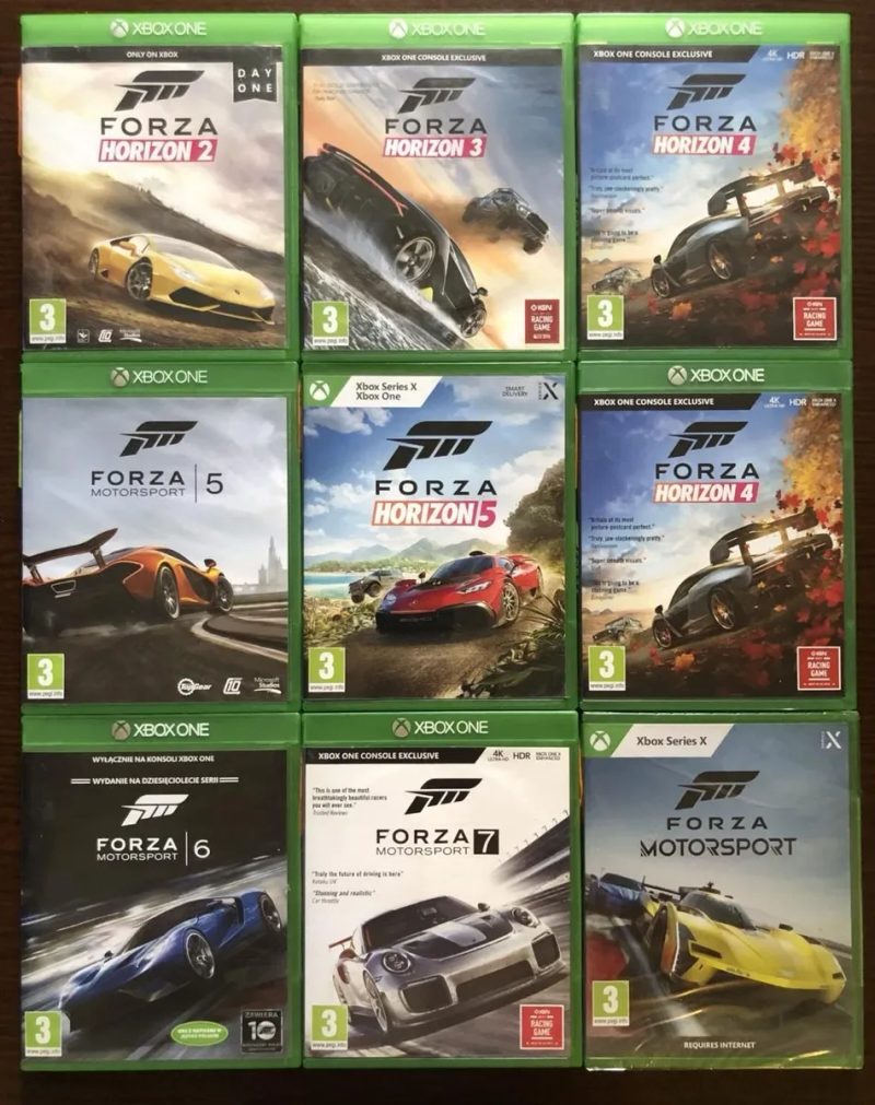 Xbox One/Series X: Forza Horizon, Motorsport, Elden Ring, Fallout 4, GTA, Sekiro, DMC, Dark Souls