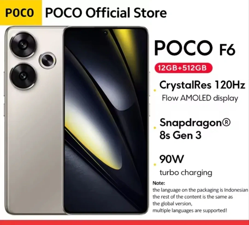 Xiaomi Poco F6 5G 12/512 з NFC Версія з зарядним пристроєм в комплекті — фото 4