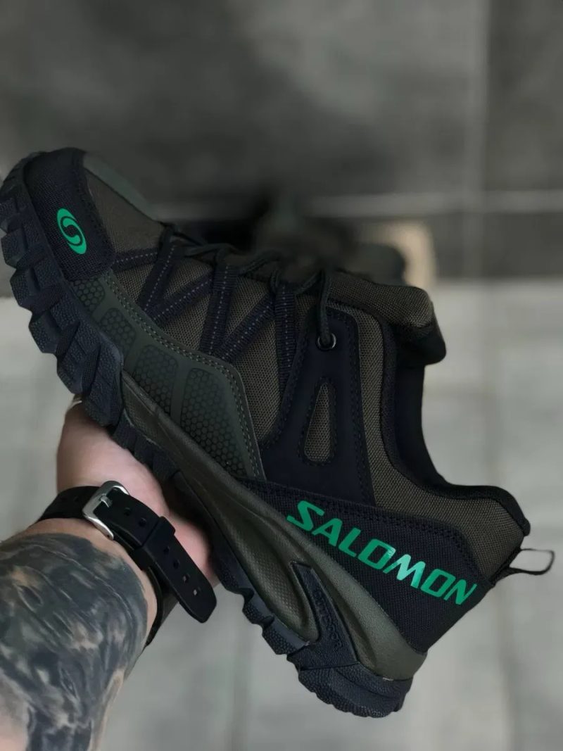 Якісні демісезонні кросовки саламон Чоловічі красовки Salamon Solomon осінь Красовки на дощ в слякоть Саламони осінні — фото 5