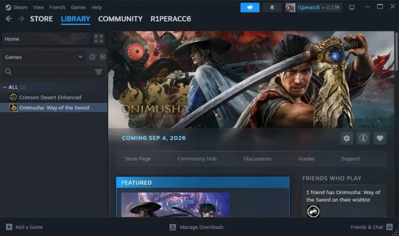 [Є місця] Onimusha: Way of the Sword Premium Deluxe + Crimson Desert Enhanced Deluxe Офлайн активація Steam — фото 6