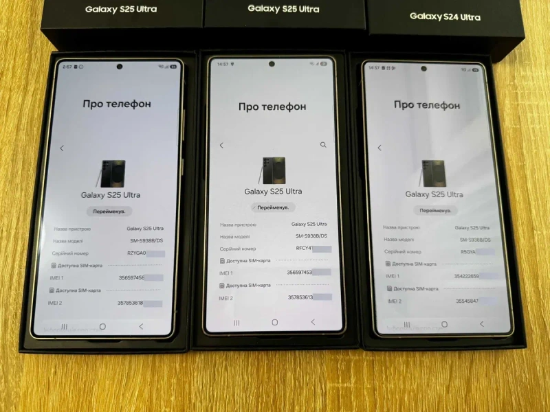 Європа Samsung Galaxy S25 Ultra 5G 12/256/512gb S938 B Батарея 100% Гарантія — фото 3