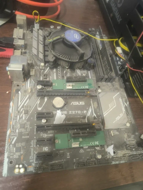 z270p i7-7700 + кулер башня, 8гб dddr4,ssd 128m2mvne