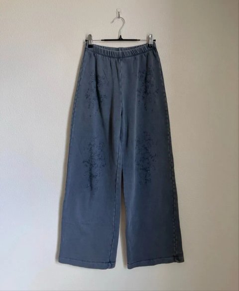 Zara широкі штани  з потерстостями
