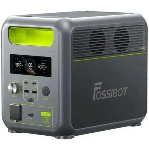 Зарядна станція Fossibot F1200 1200 Вт, 1024 Вт*год (для дому, UPS, ДБЖ), зелена
