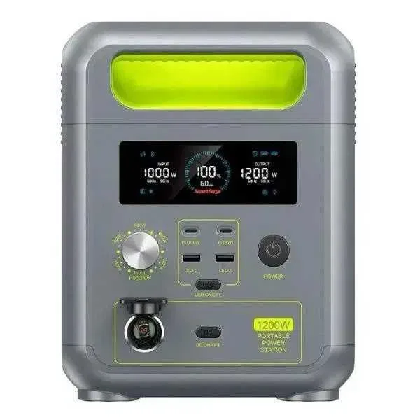 Зарядна станція Fossibot F1200 1200 Вт, 1024 Вт*год (для дому, UPS, ДБЖ), зелена — фото 2