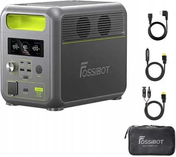 Зарядна станція Fossibot F1200 1200 Вт, 1024 Вт*год (для дому, UPS, ДБЖ), зелена — фото 3