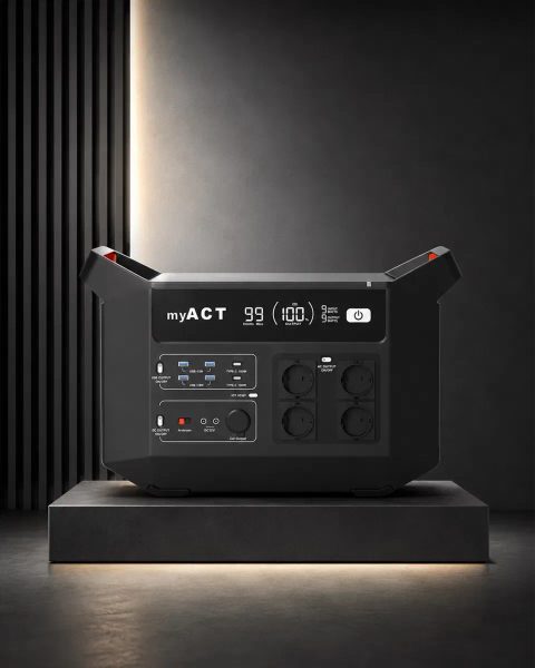Зарядна станція myACT Power Station Модель AP2002 — 1872 Wh / 2000 W