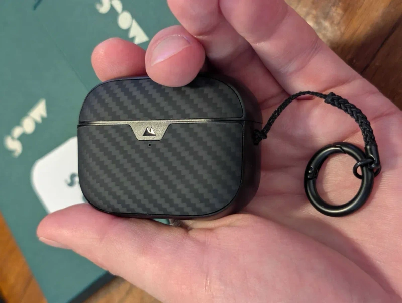 Защитный кейс "Mous" Aramid Fibre к наушникам Apple AirPods Pro 1 и 2 — фото 2