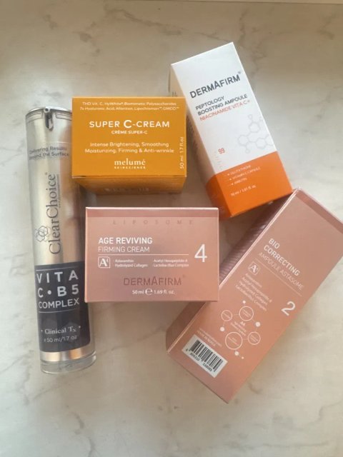 Засоби з віт. С- Melume, Dermafirm, Clear Choice, Renew- освітлення, сяяння, омолодження.