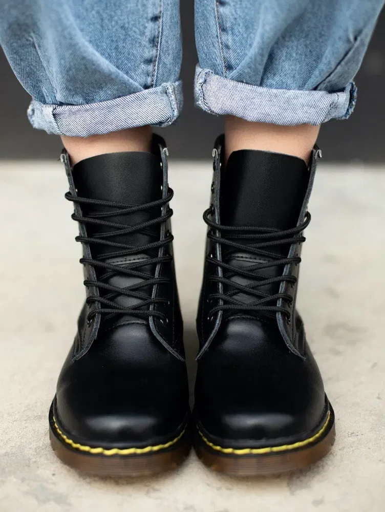 Женские Кожаные Ботинки Dr.Martens Доктор Мартинс — фото 4