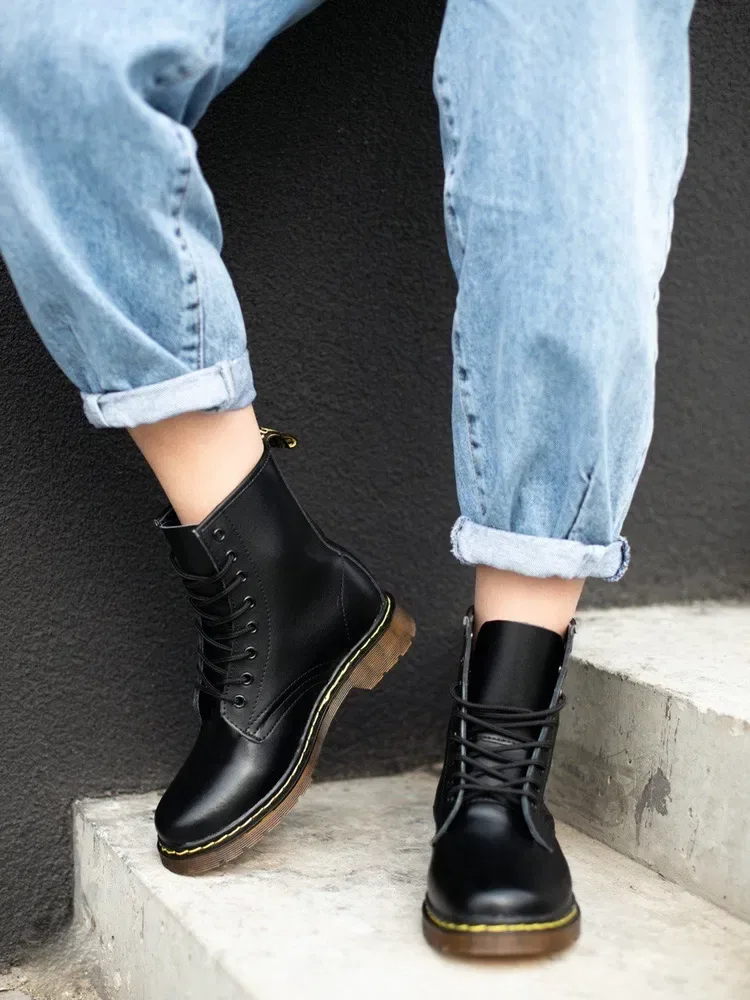 Женские Кожаные Ботинки Dr.Martens Доктор Мартинс — фото 6