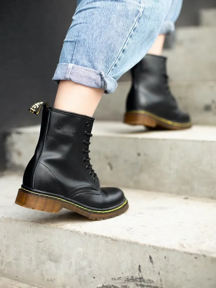 Женские Кожаные Ботинки Dr.Martens Доктор Мартинс — фото 8