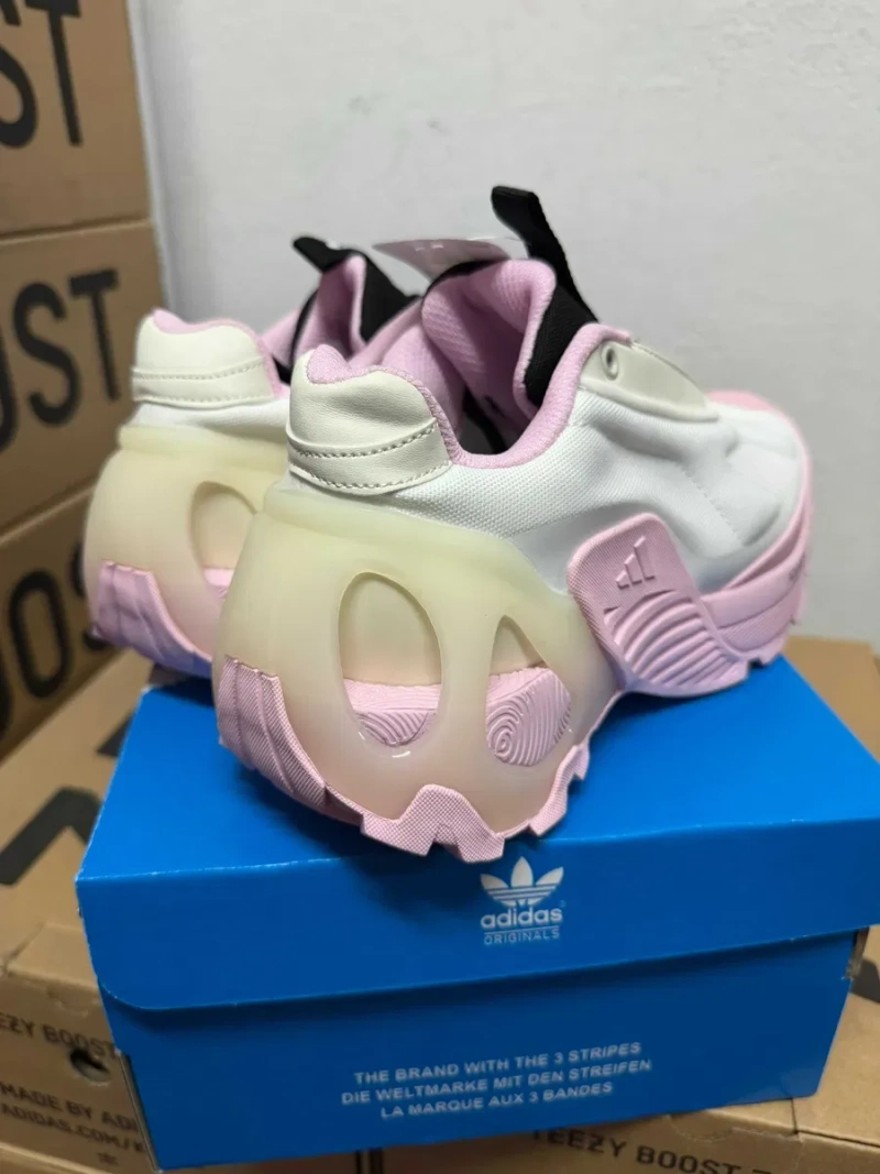 Женские кроссовки Adidas Edge Runner White Pink / Адидас Ранер белые розовый 36 37 38 39 40 — фото 2