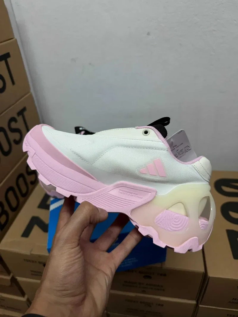 Женские кроссовки Adidas Edge Runner White Pink / Адидас Ранер белые розовый 36 37 38 39 40 — фото 3