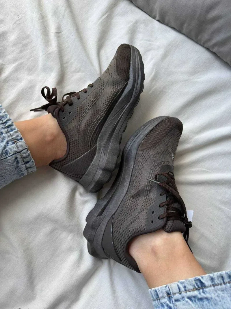 Женские кроссовки Alo Yoga Runner olive / Ало Йога оливковые 36 37 38 39 40 41 — фото 7