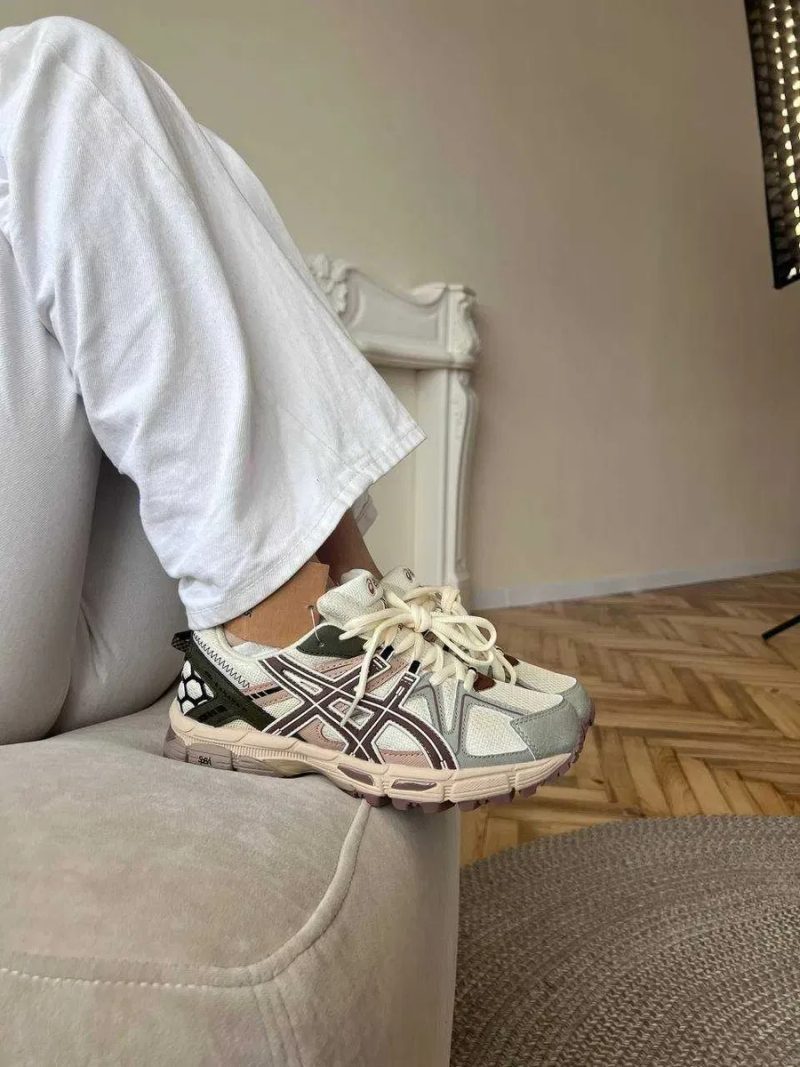 Женские кроссовки Asics Gel-Kahana 8 maraphon pastel / Асикс Гель Кахана 8 коричневый 36 37 38 39 40 41 — фото 4