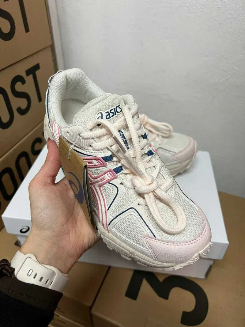 Женские кроссовки Asics Gel-Kahana 8 White Pink / Асикс Гель Кахана 8 белые розовый 36 37 38 39 40 41 — фото 4
