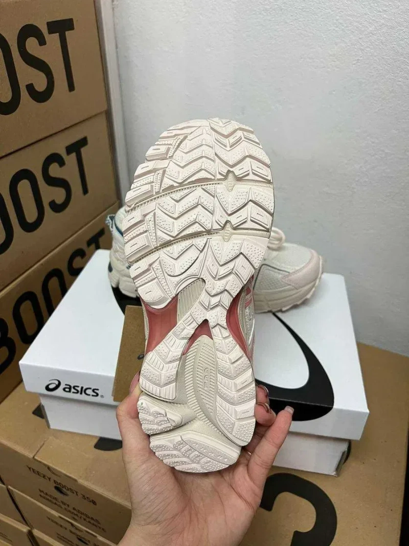 Женские кроссовки Asics Gel-Kahana 8 White Pink / Асикс Гель Кахана 8 белые розовый 36 37 38 39 40 41 — фото 6
