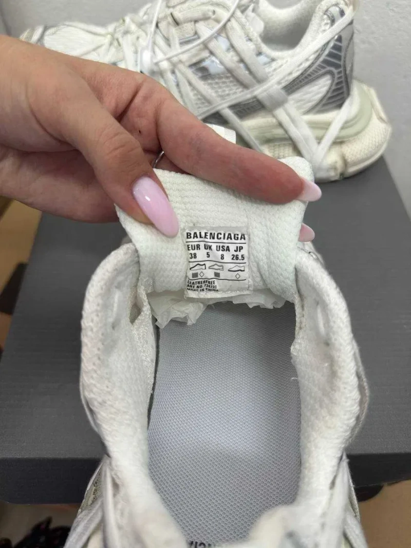 Женские кроссовки Balenciaga 3XL Xteme Laces / Баленсиага 3XL белые  36 37 38 39 40 41 — фото 6
