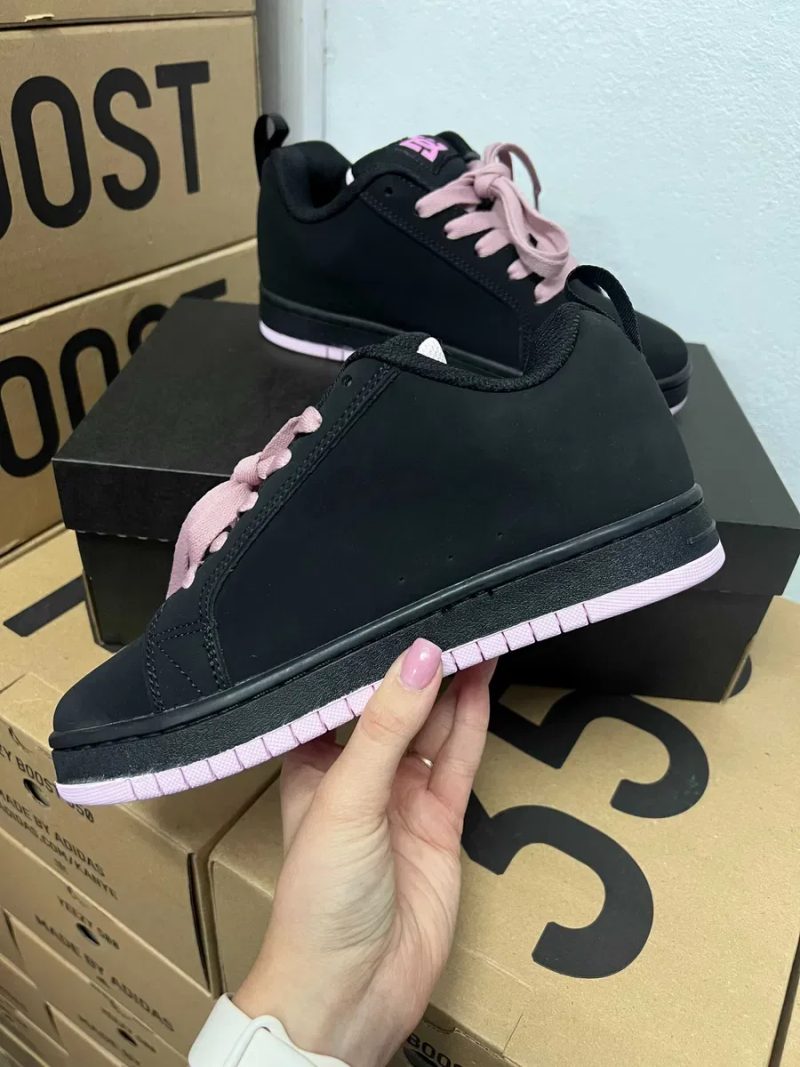 Женские кроссовки DC Shoes Court Graffik "Black Pink" Размеры 36-41 — фото 5