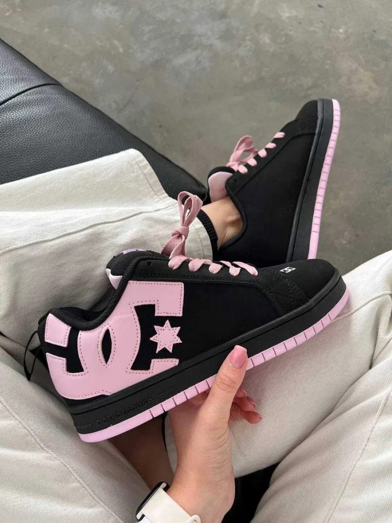 Женские кроссовки DC Shoes Court Graffik "Black Pink" Размеры 36-41 — фото 7
