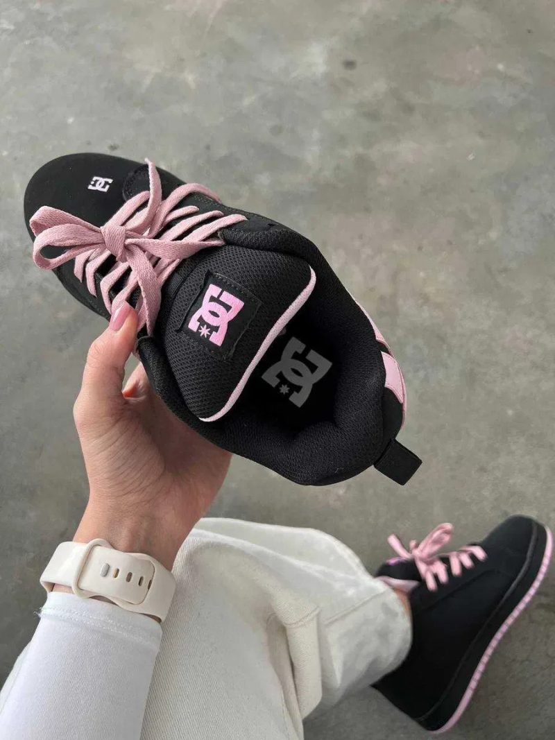 Женские кроссовки DC Shoes Court Graffik "Black Pink" Размеры 36-41 — фото 8