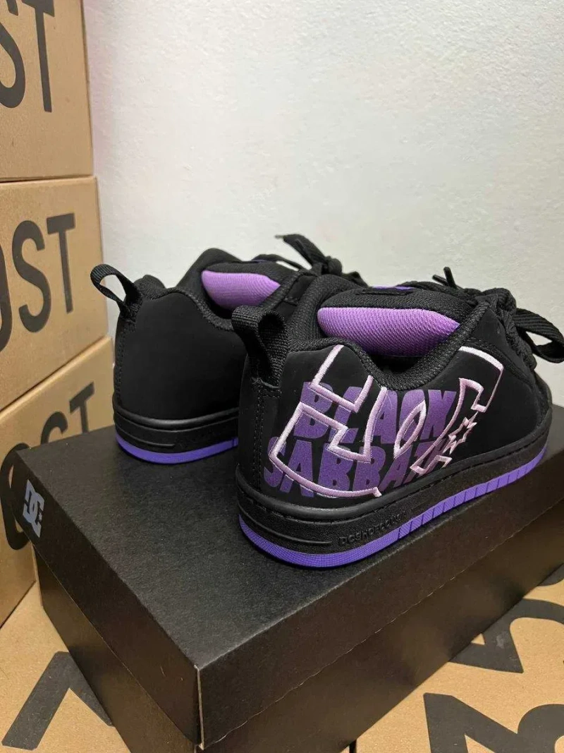 Женские кроссовки DC Shoes Court Graffik "Black Purple" 36-41 — фото 4