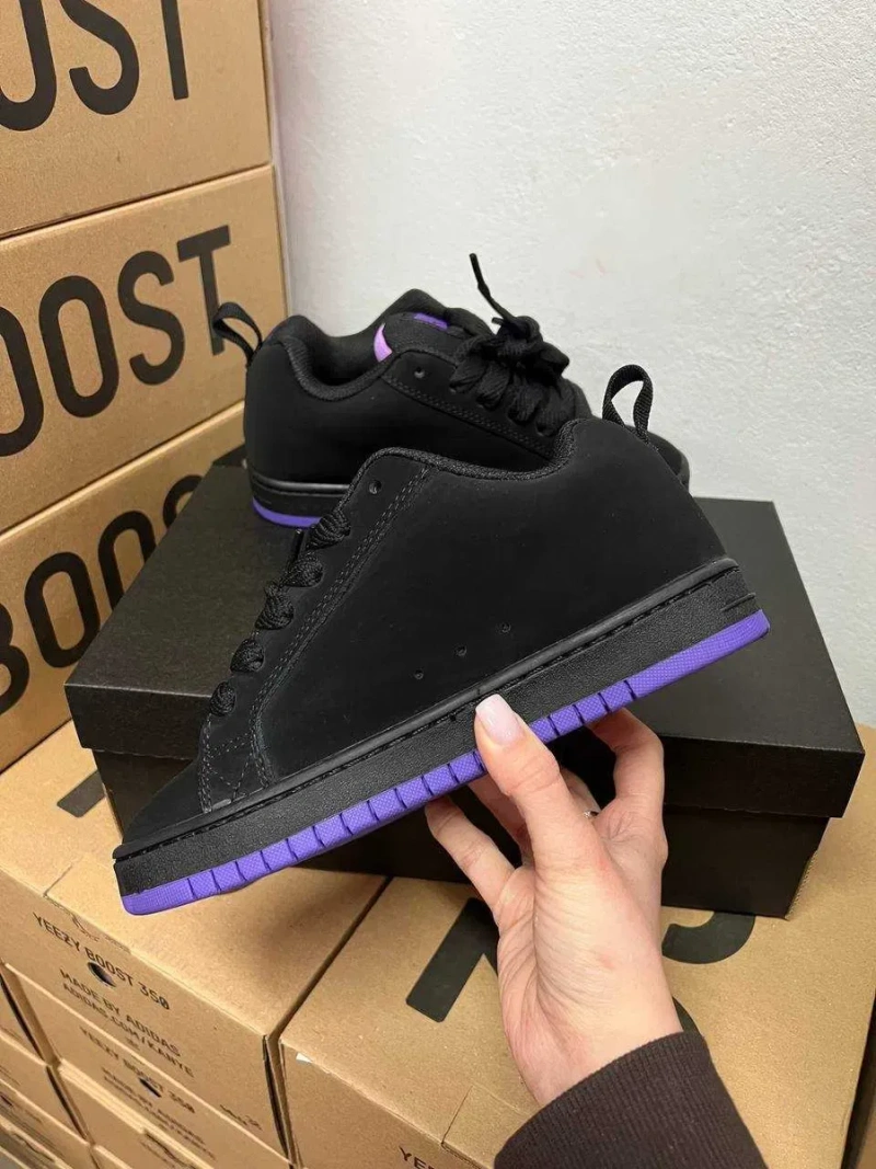 Женские кроссовки DC Shoes Court Graffik "Black Purple" 36-41 — фото 6