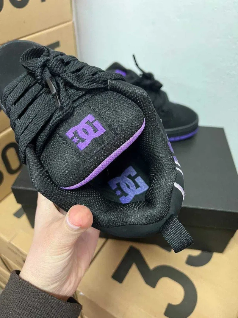 Женские кроссовки DC Shoes Court Graffik "Black Purple" 36-41 — фото 8