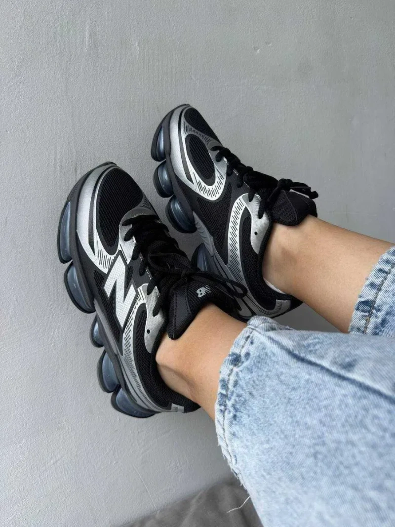 Женские кроссовки New Balance 2000 Silver Black / Нью Беленс 2000 серые черные 36 37 38 39 40 41 — фото 3