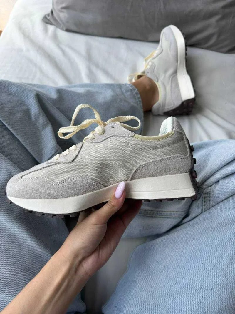 Женские кроссовки New Balance 327 beige / Нью Беленс 327 бежевые 36 37 38 39 40 — фото 2