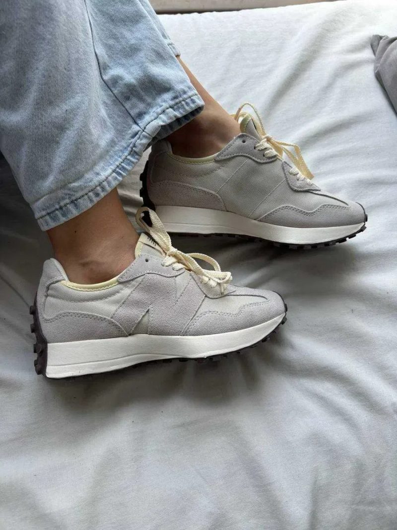 Женские кроссовки New Balance 327 beige / Нью Беленс 327 бежевые 36 37 38 39 40 — фото 7