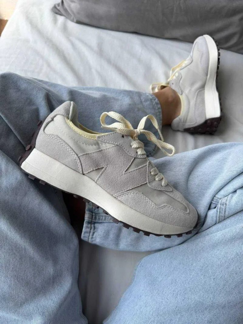 Женские кроссовки New Balance 327 beige / Нью Беленс 327 бежевые 36 37 38 39 40 — фото 8
