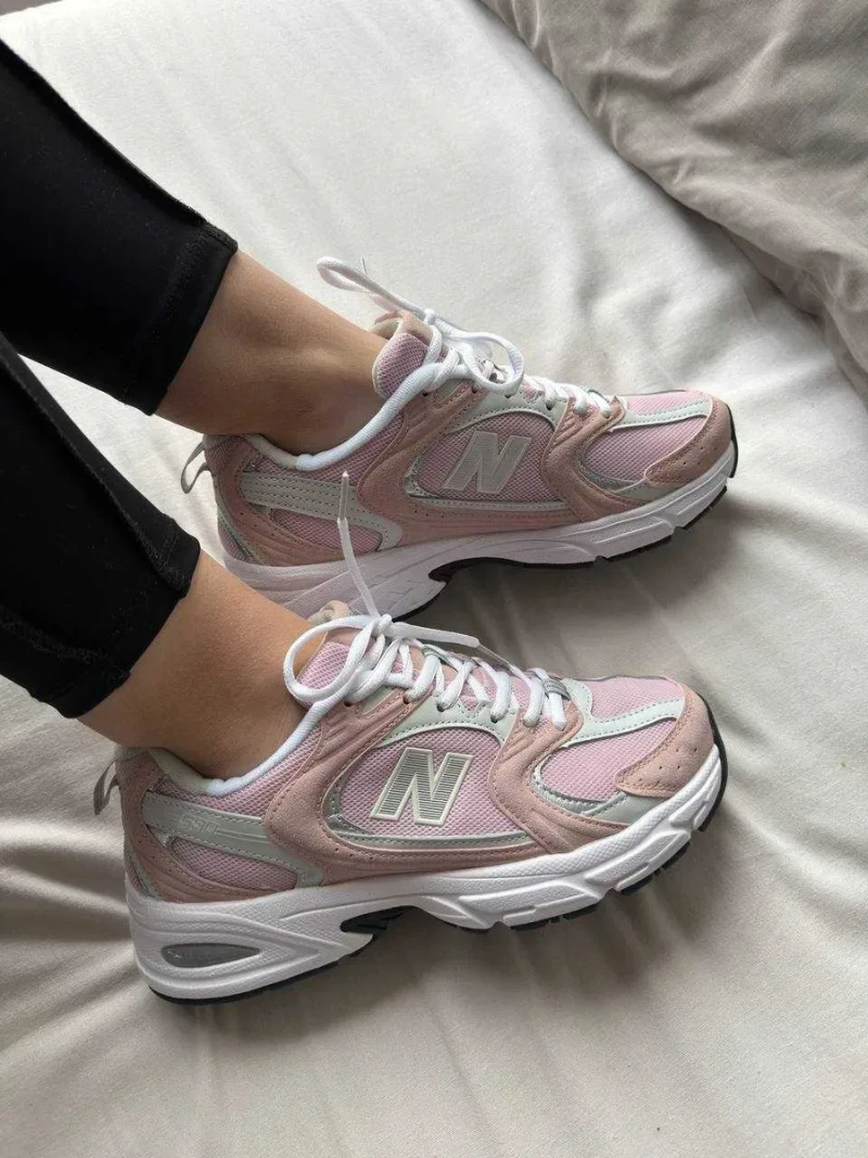 Женские кроссовки New balance 530 pink white / Нью Беленс 530 розовые белые 36 37 38 39 40 — фото 6