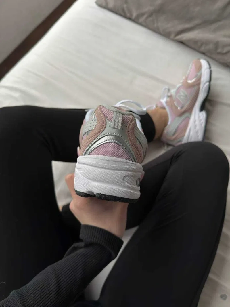 Женские кроссовки New balance 530 pink white / Нью Беленс 530 розовые белые 36 37 38 39 40 — фото 8