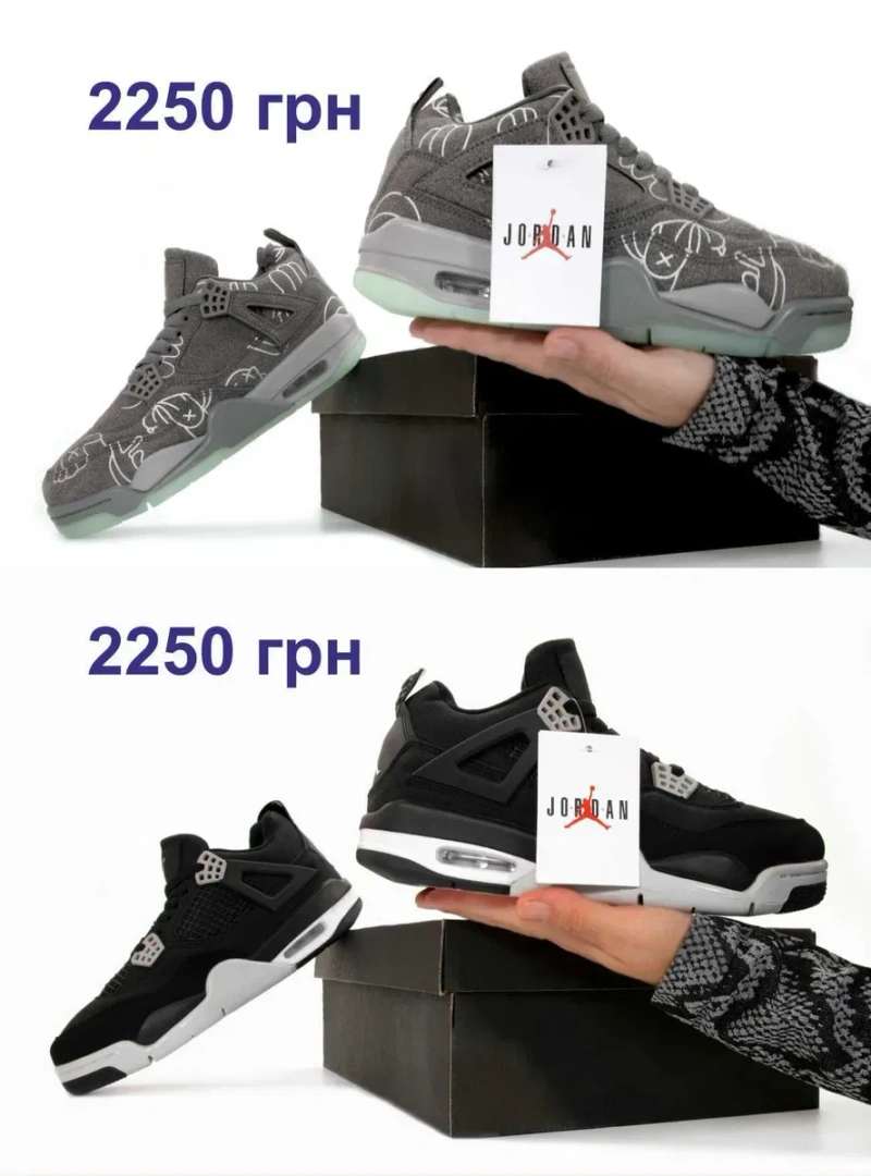 Женские кроссовки Nike Air Jordan 4 Retro. Большой выбор. УНИСЕКС. — фото 3