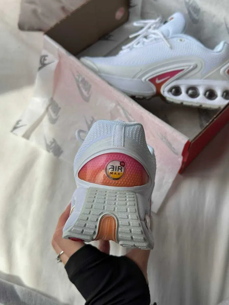 Женские кроссовки Nike Air Max DN White Pink / Найк DN белые розовый 36 37 38 39 40 — фото 2