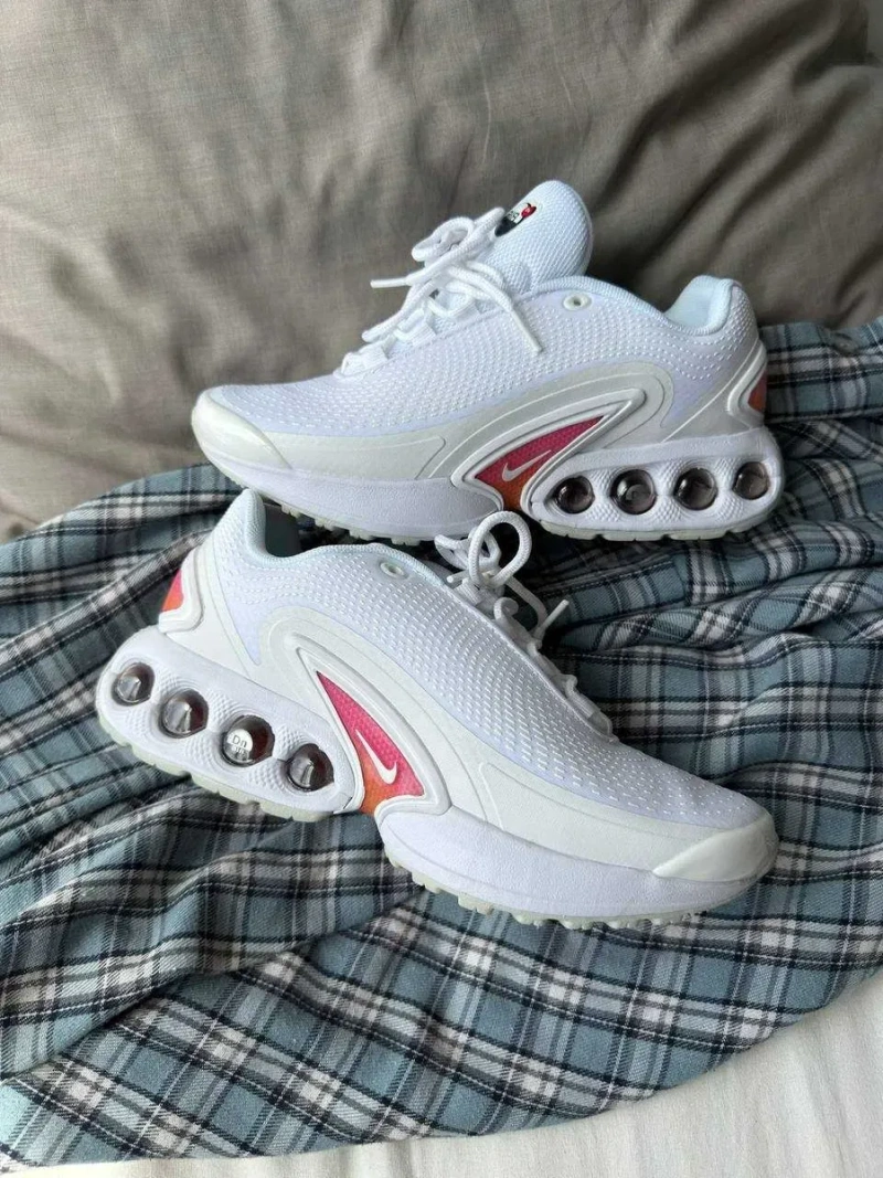 Женские кроссовки Nike Air Max DN White Pink / Найк DN белые розовый 36 37 38 39 40 — фото 5