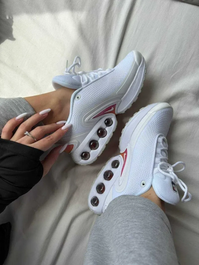 Женские кроссовки Nike Air Max DN White Pink / Найк DN белые розовый 36 37 38 39 40 — фото 7