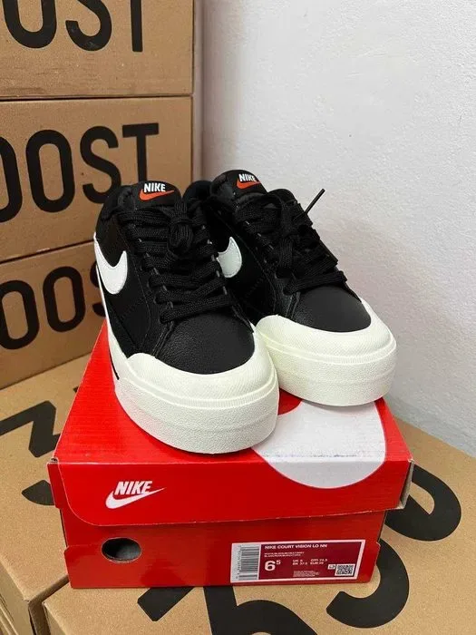 Женские кроссовки Nike Court Vision black / Найк Корт вижн черные 36 37 38 39 40 — фото 6