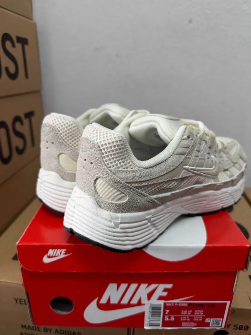 Женские кроссовки Nike P-6000 Nike Beige Cream / Найк П-6000 бежевые 36 37 38 39 40 — фото 2