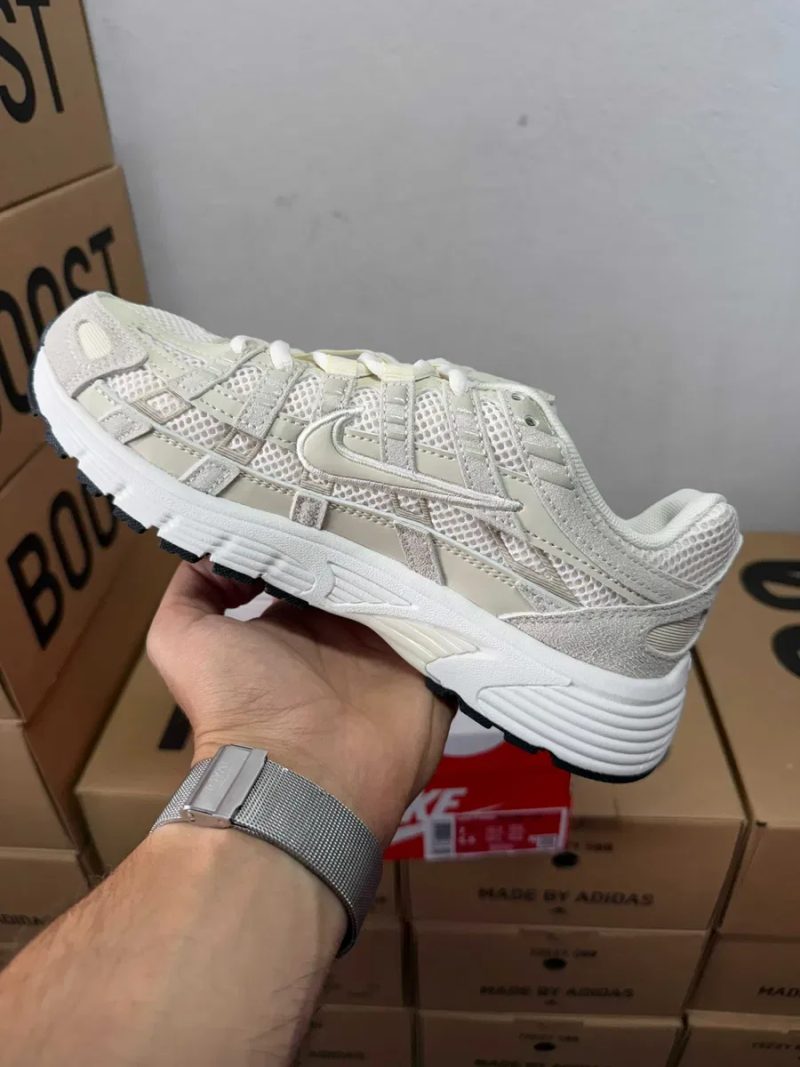 Женские кроссовки Nike P-6000 Nike Beige Cream / Найк П-6000 бежевые 36 37 38 39 40 — фото 3